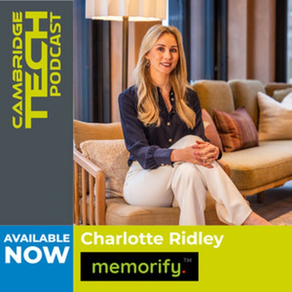Cambridge Tech Podcast artwork featuring Charlotte Ridley