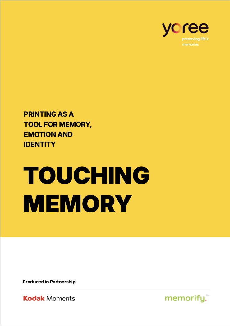 Touching Memory: printing as a tool for memory, emotion and identity. Produced in partnership by Kodak Moments and Memorify.